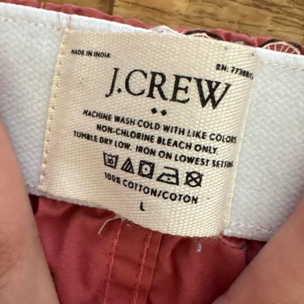 J crew boxer shorts  with white and blue bicycle print - Picture 6 of 7